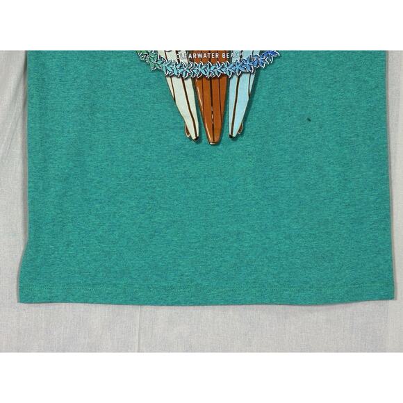 Ron Jon Surf Shop Clearwater Beach Tank Top - Teal Men’s Sleeveless Shirt Large - Picture 15 of 16